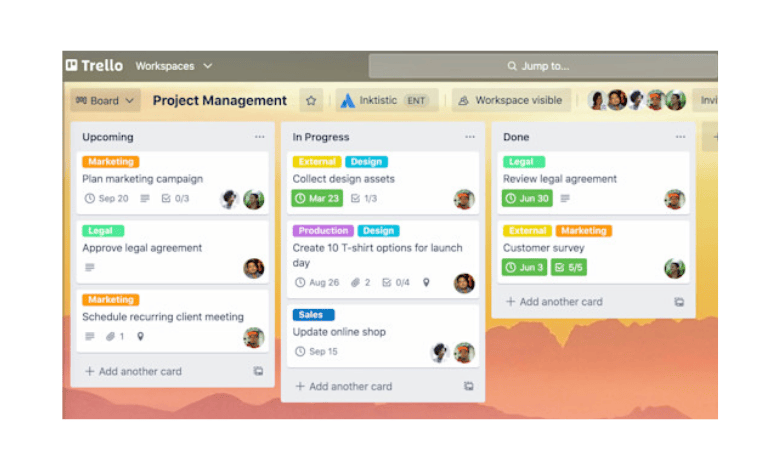 Trello বোর্ড ও লিস্ট
