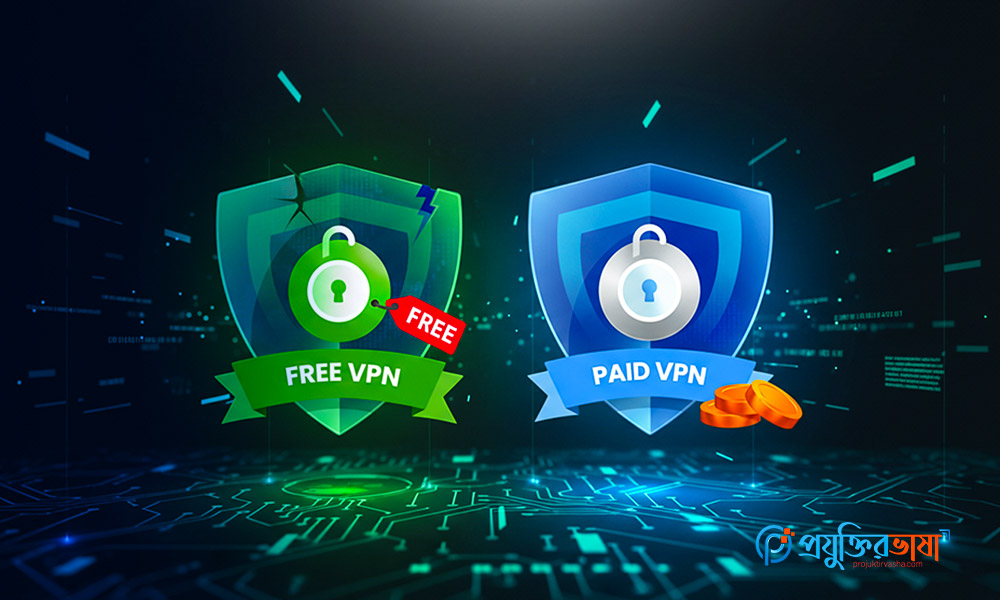 ফ্রি ও পেইড VPN এর মধ্যে পার্থক্য এবং কোনটি নিরাপত্তার জন্য ভালো তা নিয়ে তুলনা