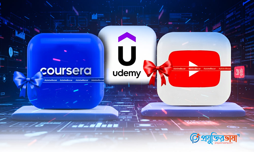 অনলাইন লার্নিং প্ল্যাটফর্মের মূল্য ও সাবস্ক্রিপশন তুলনা সম্পর্কিত বাংলা ইনফোগ্রাফিক