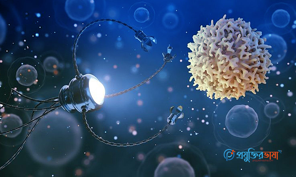 চিকিৎসা ও স্বাস্থ্যসেবায় ন্যানো টেকনোলজির প্রয়োগের ভিজ্যুয়াল উপস্থাপনা