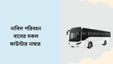 নাবিল পরিবহন বাসের সকল কাউন্টার নাম্বার