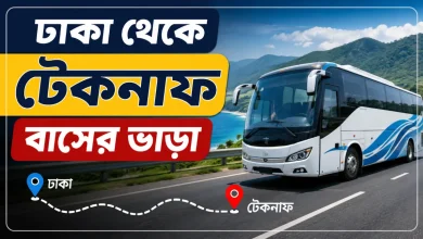 ঢাকা থেকে টেকনাফ বাসের ভাড়াঢাকা থেকে টেকনাফ বাসের ভাড়া