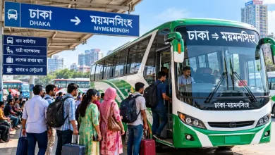 ঢাকা টু ময়মনসিংহ বাসের ভাড়া